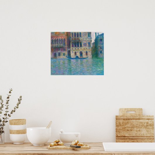Poster Claude Monet - Palazzo Dario (Cuisine)
