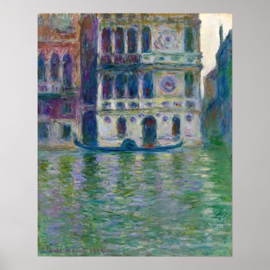 Poster Claude Monet - Palazzo Dario (Devant)