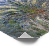 Poster Claude Monet - Palmiers à Bordighera (Coin)