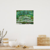 Poster Claude Monet : passerelle japonaise (Cuisine)