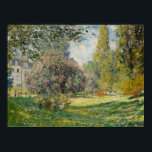 Poster Claude Monet | Paysage : Le Parc Monceau<br><div class="desc">Paysage Le Parc Monceau par Claude Monet � Bridgeman Images</div>