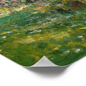Poster Claude Monet - Paysage : Le Parc Monceau (Coin)