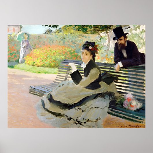 Poster Claude Monet peinture (Devant)