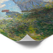 Poster Claude Monet Peinture de dame avec parasol (Coin)