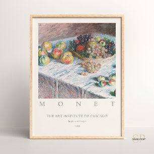 Poster Claude Monet Pommes et raisins Imprimer