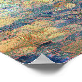 Poster Claude Monet - Poplars sur l'épte (Coin)