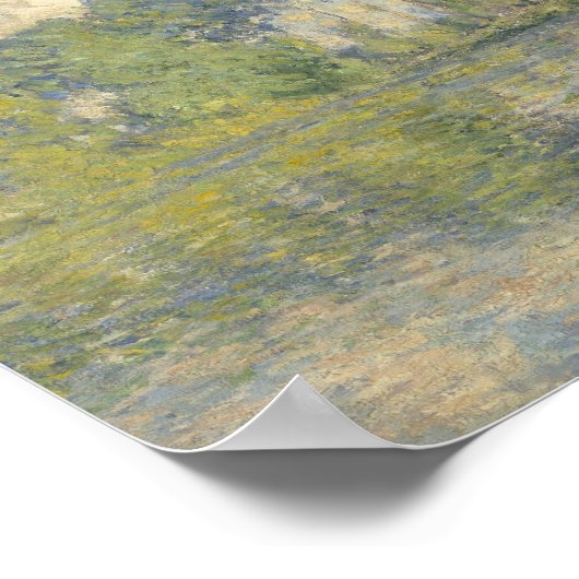 Poster Claude Monet - Poplars sur l'épte (Coin)