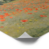 Poster Claude Monet | Poppies sauvages, près d'Argenteuil (Coin)