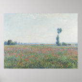 Poster Claude Monet Poppy Field Painting Art Imprimer (Devant)