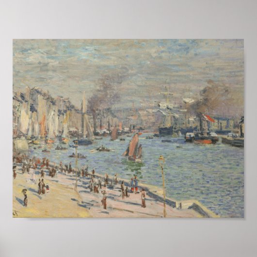 Poster Claude Monet - Port du Havre (Devant)
