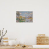 Poster Claude Monet - Printemps de la Seine (Cuisine)