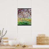 Poster Claude Monet Printemps Giverny (Cuisine)