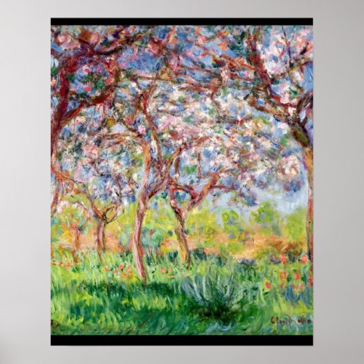 Poster Claude Monet Printemps Giverny (Devant)