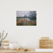 Poster Claude Monet - Promenade près d'Argenteuil (Cuisine)