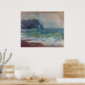 Poster Claude Monet Rainfall Etretat Normandie France (Cuisine)