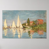 Poster Claude Monet | Regatta à Argenteuil (Devant)