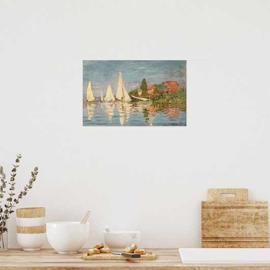 Poster Claude Monet | Regatta à Argenteuil (Cuisine)