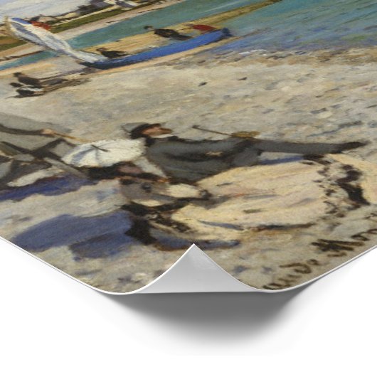 Poster Claude Monet | Regatta à Sainte-Adresse (Coin)