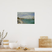 Poster Claude Monet - Regatta à Sainte-Adresse (Cuisine)
