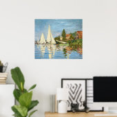 Poster Claude Monet Regattas à Argenteuil (Bureau à domicile)