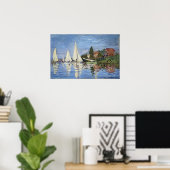 Poster Claude Monet Regattas à Argenteuil (Bureau à domicile)