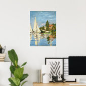 Poster Claude Monet Regattas à Argenteuil (Bureau à domicile)