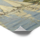 Poster Claude Monet - Regattas à Argenteuil (Coin)