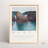 Poster Claude Monet Rocks at Port Goulphar Art Print