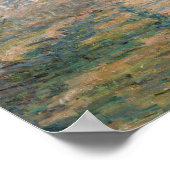 Poster Claude Monet - Route de La Roche-Guyon (Coin)