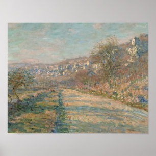 Poster Claude Monet - Route de La Roche-Guyon