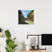 Poster Claude Monet Rue de la Bavole, Honfleur (Bureau à domicile)