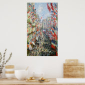 Poster Claude Monet | Rue Montorgueil, Paris (Cuisine)