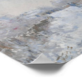Poster Claude Monet - Scène de neige à Argenteuil (Coin)