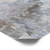 Poster Claude Monet - Scène de neige à Argenteuil (Coin)