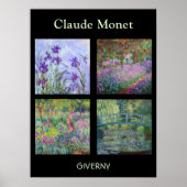 Poster Claude Monet - Sélection de chefs-d'oeuvre Giverny (Devant)