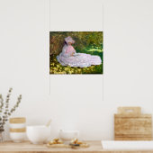Poster Claude Monet Springtime Impressionnisme peinture (Cuisine)