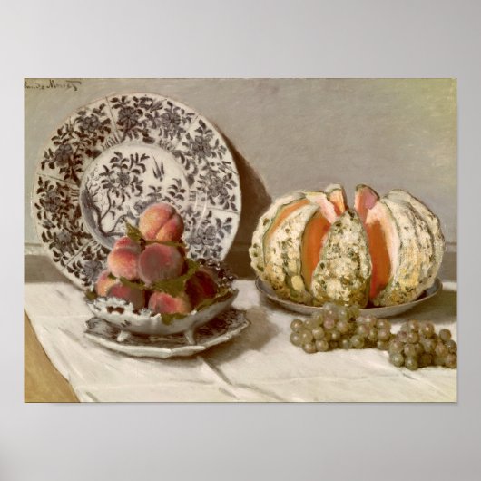 Poster Claude Monet | Still Life, 1872 (Devant)