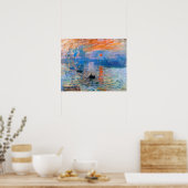 Poster Claude Monet Sunrise (Cuisine)
