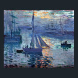 Poster Claude Monet Sunrise - Marine<br><div class="desc">Claude Monet Sunrise - Marine</div>