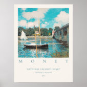 Poster Claude Monet The Bridge à Argenteuil Imprimer (Devant)