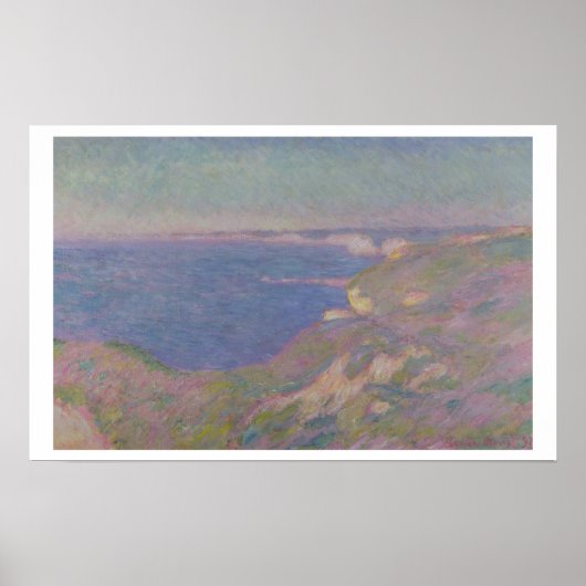Poster Claude Monet | The Cliffs Near Dieppe (Devant)