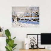 Poster Claude Monet, The Magpie (Bureau à domicile)
