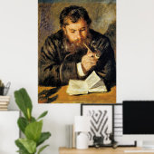 Poster Claude Monet (The Reader) by Renoir (Bureau à domicile)