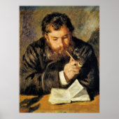 Poster Claude Monet (The Reader) by Renoir (Devant)