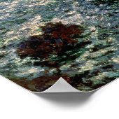 Poster Claude Monet | The Rocks at Belle-Ile, 1886 (Coin)