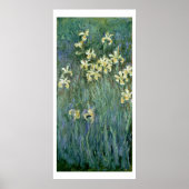 Poster Claude Monet | The Yellow Irises (Devant)