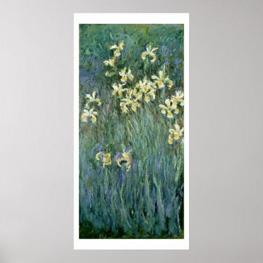 Poster Claude Monet | The Yellow Irises (Devant)