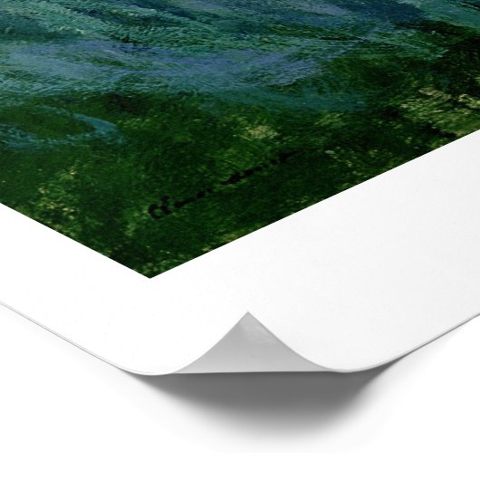 Poster Claude Monet | The Yellow Irises (Coin)