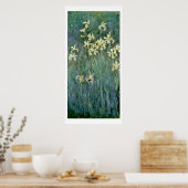 Poster Claude Monet | The Yellow Irises (Cuisine)