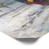 Poster Claude Monet - Train dans la neige / La Locomotive (Coin)